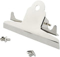 HAHIYO 3.94 Inches Metal Silver Clipboard Clips Butterfly-Shaped Clipboard by HAHIYO