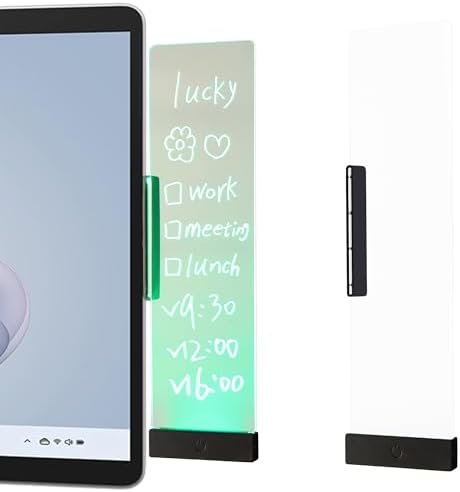 Memo Board with Sticky Note Holder, Office Supplies Accessories by XTION