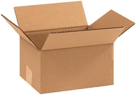 Secure Seal - 9x7x5 Pack of 100 Corrugated Cardboard Packing Shipping Mailing Moving Carton Boxes by Secure+Seal