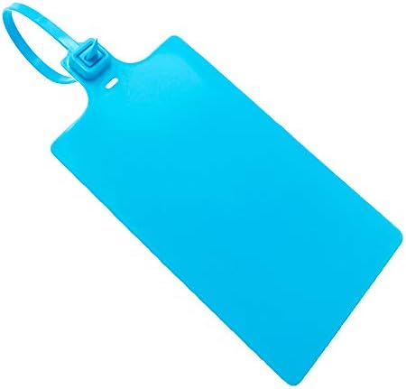 Plastic Seals Shipping Tags Logistics Use Big Sign Tie Large Label Tie, 255 mm Total Length, Package of 100 pcs (Blue) - Image 6