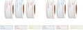 Freezer Labels 375pcs - 3"x1" Self-Adhesive Removable Food Labels | Write-On Waterproof & Oil-Proof Tape for Containers, Meal Prep & Pantry Organization (3 Rolls, 3 Colors) (Pack of 2) by ZILAMGOO