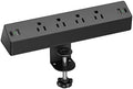 Desk Clamp Power Strip, 4 AC Outlets 4 USB Ports, Fit 1.7'' Tabletop Edge by TenTrend