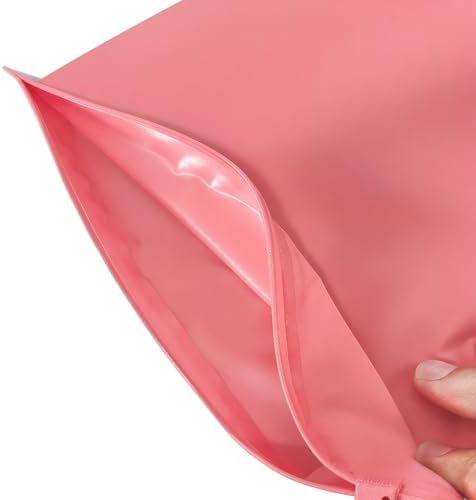 Muka Black Matte Frosted Slider Zip Bags, 2.8 Mil CPE Poly Packaging - Image 5