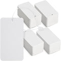 Juvale 500-Pack Hang Tags with String & Fasteners - 2 x 3.5 in White Cardstock - Blank Writable Tags for Clothing & Merchandise - for Retail Labeling & Gift Bags by Juvale