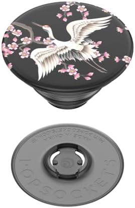 PopSockets Adhesive Phone Grip, Holder, Phone Stand, Plant-Based - Crane in Flight - Image 4