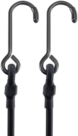 Lucky Straps 100" Heavy Duty Bungee Cords, 180 Lbs, 2 Pack by LuckyStraps