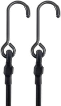 Lucky Straps 100" Heavy Duty Bungee Cords, 180 Lbs, 2 Pack by LuckyStraps
