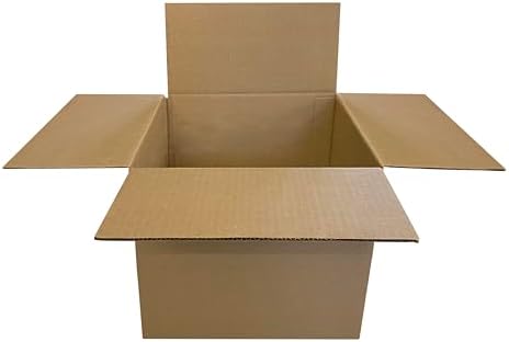 Corrugated Cardboard Boxes, 25 Pack, 12 x 12 x 10 inch by uBoxes