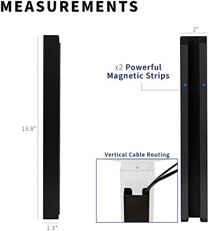 VIVO Black 14 inch Cable Management Channel for Desk Leg, DESK-AC01-1MB - Image 3