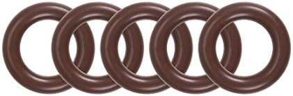uxcell Fluorine Rubber O-Rings 16mm OD 10mm ID 3mm Width, Metric FKM Sealing Gasket, Pack of 5 by uxcell