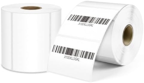 ESSENTIAL 3" x 2" Direct Thermal Labels, 1" Core (1400 Labels, 2 Rolls) by ESSENTIAL