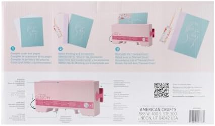 We R Memory Keepers Thermal Cinch Binding Machine Pink 12 Inch, Includes Thermal Book Binding Machine, Book Spines, and Clips, Create DIY Journals, Notebooks, Scrapbooks, Photo Books, and Documents - Image 5
