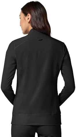 Cherokee iFlex Scrub Jacket for Women 2 Pocket Zip Front - Image 3