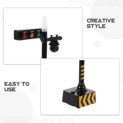 VOSAREA Traffic Light Model for Kids, Simulated Traffic Signal Light with Sound and Flash Effects, Educational Model for Home and Preschool Classroom Use - Image 4