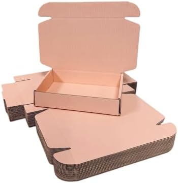50 Pack 8.5x5.1x1.6 in Powder Pink Shipping Boxes - Image 3