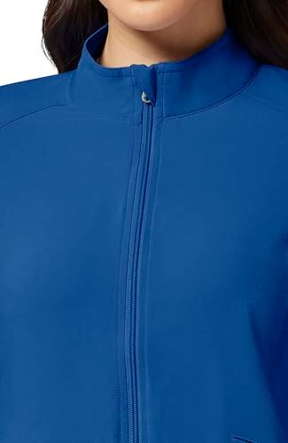 Cherokee iFlex Scrub Jacket for Women 2 Pocket Zip Front - Image 5