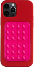 OCTOBUDDY Classic - Silicone Suction Phone Case Adhesive Mount, Hot Pink by OCTOBUDDY
