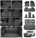 Cartist Floor Mats for Chevy Traverse/GMC Acadia 2024-2026 (Only for 7 Seats) & Buick Enclave 2025-2026, All Weather Cargo Liner for Traverse Accessories, Heavy Duty Car Mats, Car Accessories by cartist