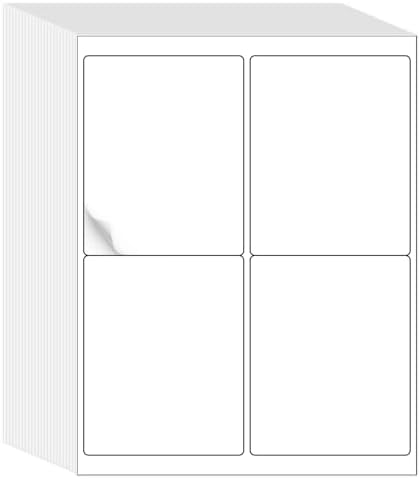 L Liked 4"x5" Matte Printable Bulk Address Stickers 400 Labels 100 Sheets - Image 2