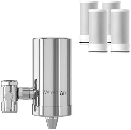 Waterdrop FC-06 Water Filter for Sink Faucet with 4 Filters by Waterdrop