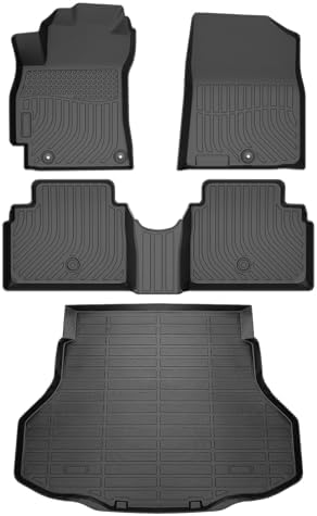 Cartist Floor Mats and Cargo Liner Fit for Elantra & Elantra N (Not for Hybrird) 2021-2025 2026 All Weather Floor Mat for Elantra Accessories Heavy Duty Carpet Protection by cartist