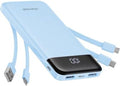 charmast Power Bank Portable Charger with Reinforced Built-in 4 Cables by charmast