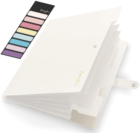 Sooez Accordion File Organizer, Expanding File Folder with Label, 5 Pocket by Sooez