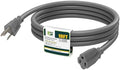 EP 10 FT Outdoor Extension Cord, 16/3 SJTW Heavy Duty Grey, ETL Listed by ENERGYPRO
