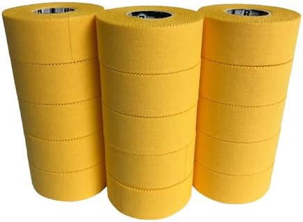 Ringside 1” Athletic Trainers Tape, 15 Rolls, Adhesive Cotton, Gold - Image 2