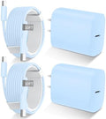 Phone 17 16 15 Charger Fast Charging Type C Chargers USB C Fast Charger Block & Phones 17 Charger Cord 10FT Long USB C Charging Cable for i.Phone 17/17 Pro/17 Pro Max/Air/Phone 16 15 Pro Max,Blue by DiHines