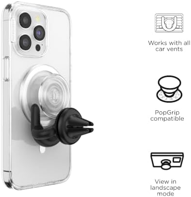 PopSockets Car Phone Mount, Vent Mount - Black - Image 4