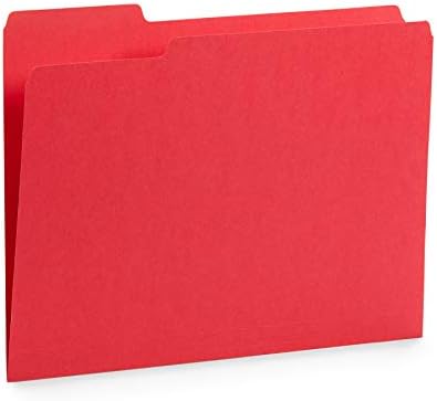Blue Summit Supplies 100 File Folders, Letter Size, 1/3 Cut, Warm Colors - Image 5