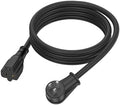 6FT 12AWG Heavy Duty Right-Angle 15Amp to 20Amp Extension Cord 90-Degree by AdcAudx