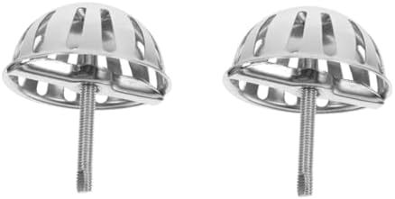 OUNONA 2pcs Stainless Steel Urinal Strainer Cover Easy to Install Urinal Accessory for Men Prevents Blockage Splashing Versatile Funnel Design for Clean Toilets by OUNONA