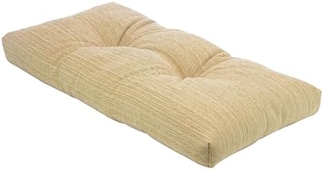 Klear Vu The Gripper Non-Slip Tufted Bench Cushion for Indoor Furniture, Assembled in USA, Entryway Storage, Bay Window, Corner Nook or Piano Seat, 30 Inches, Chenille Natural - Image 5
