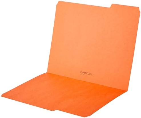 Amazon Basics Sturdy File Folders with Tabs for Filing and Organization, AMZ401, Letter Size, Assorted Colors, 100-Pack - Image 4
