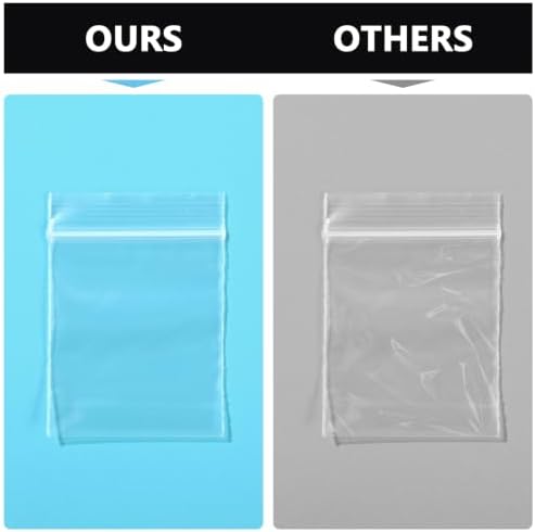 500 Pcs 1.5 x 1.5 Inch Clear Mini Zip Bags, 2 Mil Resealable Plastic - Image 5