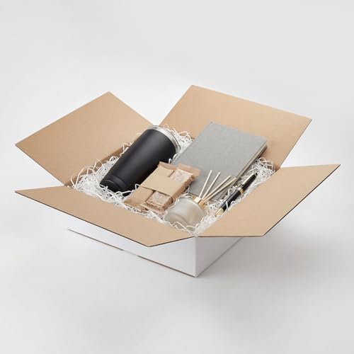 Hoikwo 12x12x3 Large Thin White Shipping Boxes Set of 25 - Image 5