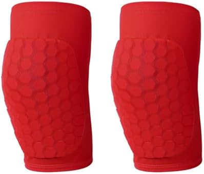Volleyball Knee Pads Can Be Worn By Both Men And Women. Volleyball, Football, Cycling, Climbing And Dancing Can All Be Worn(Red,Large) by Unknown
