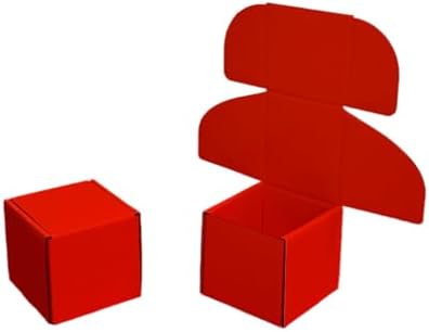 30 Pack 4x4x3.5 in Red Shipping Boxes - Image 6