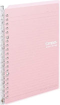 Kokuyo Smart Ring Binder, A5 Light Pink Binder Notebook, Up to 25 Sheets by KokuyoUS