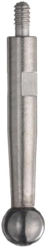 TESA Brown & Sharpe 599-7030-120 Carbide Ball Contact Point for Bestest Dial Test Indicators, 0.120" Tip Diameter x 1/2" Length, M1.4 x 0.3 Thread by TESA+Brown+%26+Sharpe