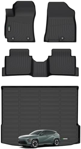 ANBINGO® Floor Mats & Cargo Liner for Hyundai Kona 2024-2026(NO EV) by ANBINGO