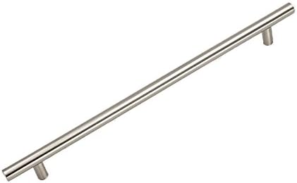 homdiy Cabinet Handles Brushed Nickel Cabinet Pulls - 5Pack Cabinet Door Pulls 10in Hole Centers Kitchen Cabinet Handles - Image 4