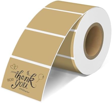 JOYIT Thermal Labels 2.25"x1.25" - 600pcs Rectangle Thermal Printer Labels by JOYIT