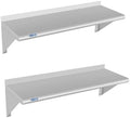 HARDURA 2 Pack Stainless Steel Shelf 12" X 36", 180LB by HARDURA