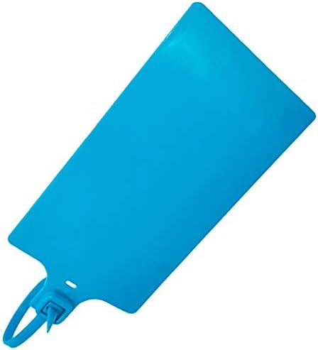 Plastic Seals Shipping Tags Logistics Use Big Sign Tie Large Label Tie, 255 mm Total Length, Package of 100 pcs (Blue) - Image 3