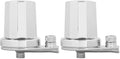 GE Shower Filtration System | Removes Chlorine | Easy to Install to an Existing Shower Head Tool Free in Minutes | Filter Included | Replace Filter (FXSCT) Every 6 Months, White (Pack of 2) by Unknown