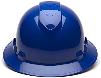 Pyramex Ridgeline Full Brim Hard Hat 4 Point Ratchet Vented - Image 2