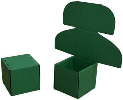 30 Pack 4x4x3.5 in Hunter Green Shipping Boxes - Image 6